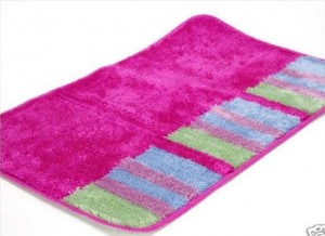 alfombra-de-baño-rosa