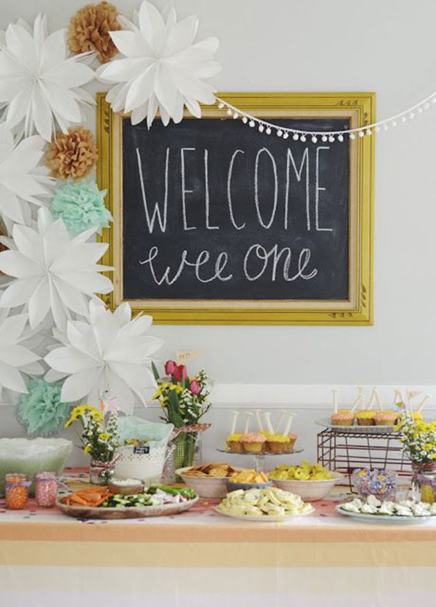 Ideas for decorating a baby shower for boys.