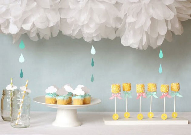 Ideas for decorating a baby shower for boys.