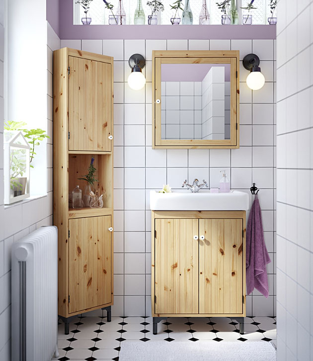 Cuarto de baño pequeño IKEA 2017