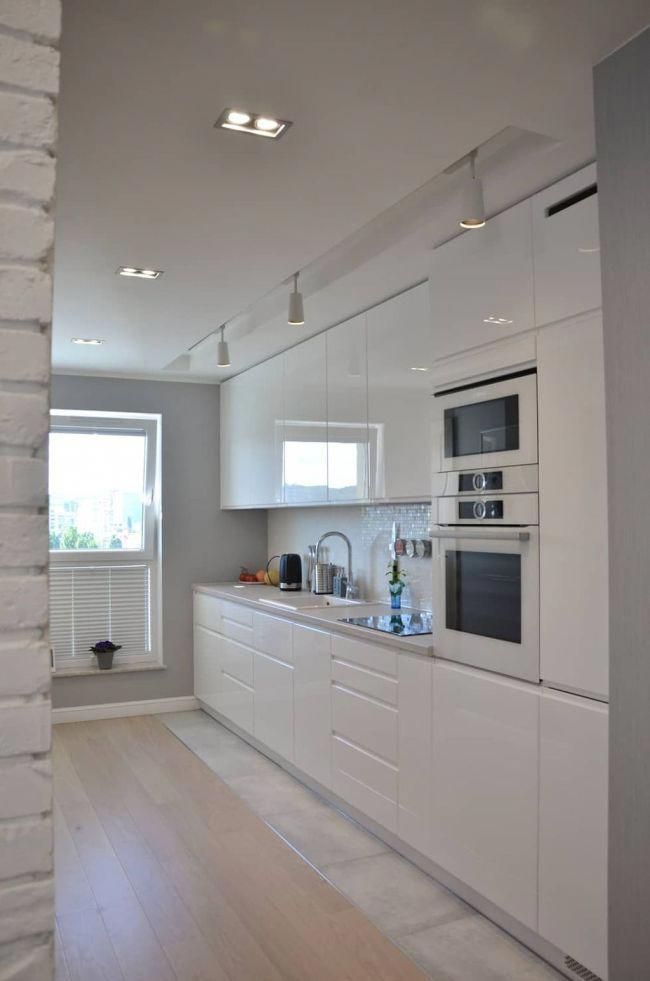 Una cocina blanca, moderna y bonita