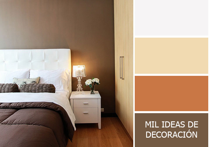Paleta para combinar colores en el dormitorio