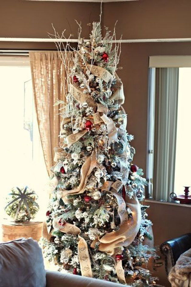 Cómo poner la cinta en el árbol navidad: 10 magníficas