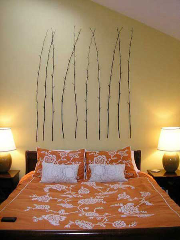 Branches to decorate high walls
