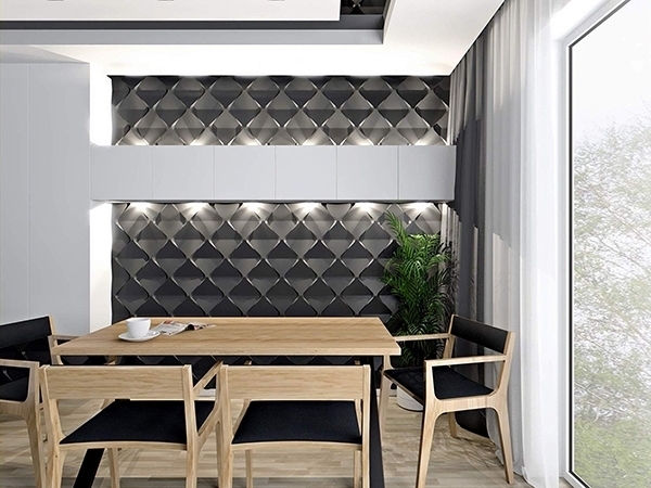 Paneles decorativos 3D para paredes con gotelé