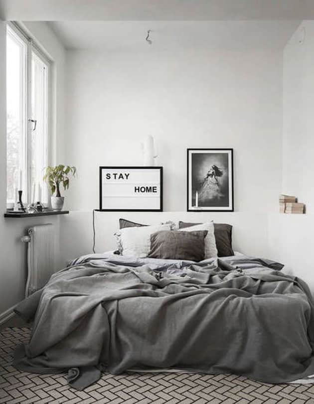 Muhteşem modern yatak odası
