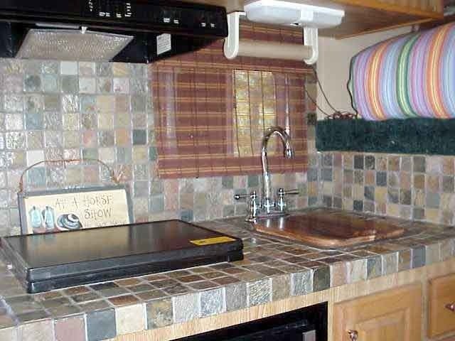 15 tiled kitchen countertops with tiles