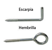 escarpia y hembrilla