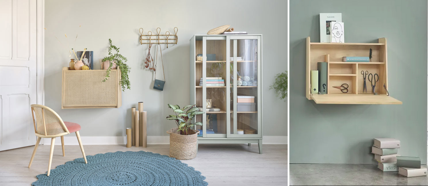 aprobar Salida hacia intencional Escritorios plegables y abatibles, de suelo y pared para teletrabajar en cualquier espacio - Mil Ideas de Decoración aprobar Salida hacia intencional Escritorios plegables y abatibles, de suelo y pared para teletrabajar en cualquier espacio - Mil Ideas de Decoración