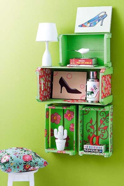 20 ideas para decorar cajas de madera recicladas