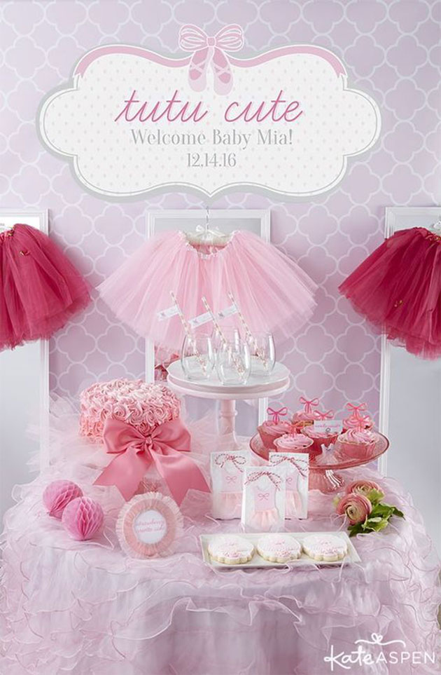 decoracion fiesta baby shower para niñas