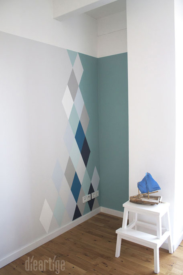 Ideas para pintar las paredes: Formas geométricas