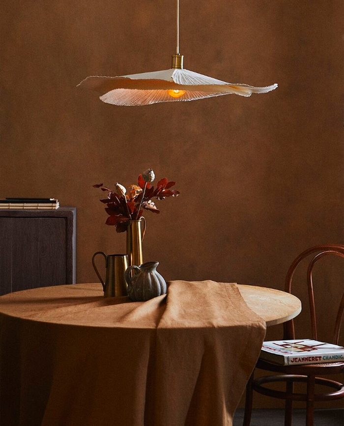 Lámpara de techo escultórica de zara home