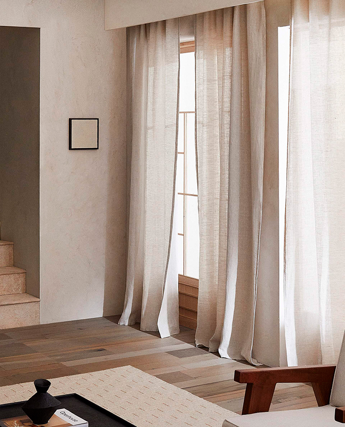 Cortinas de lino