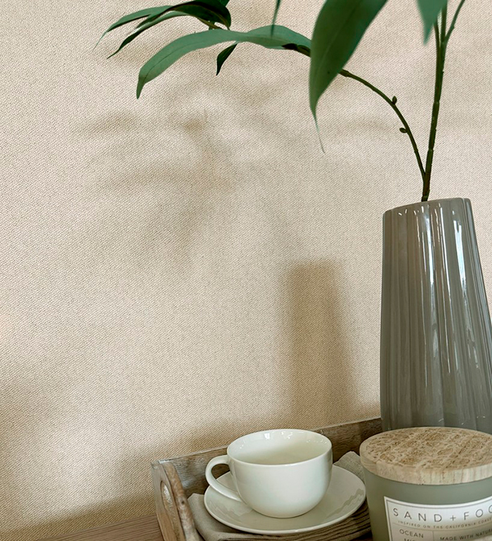 Papel pintado textile beige