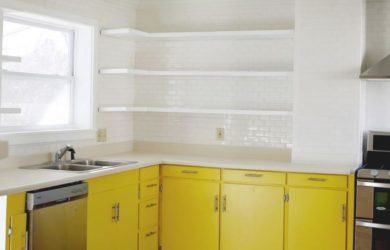 Muebles de cocina pintados y restaurados con pintura